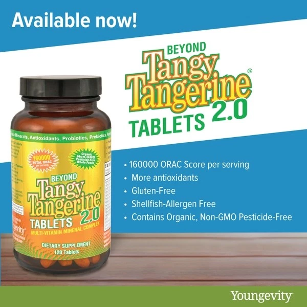 Youngevity Dr. Wallach Beyond Tangy Tangerine BTT 2.0 (120 Tablets) - Image 2 of 3