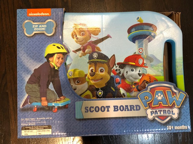 paw patrol scooter racer