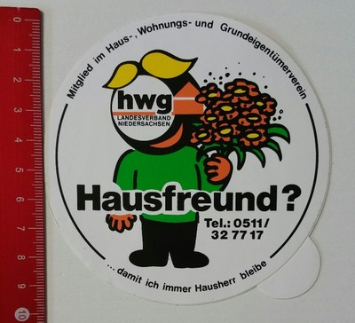Aufkleber/Sticker: hwg Landesverband Niedersachsen (04021798)