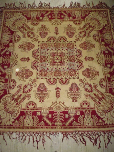 Textiles du XIXe siècle rouges