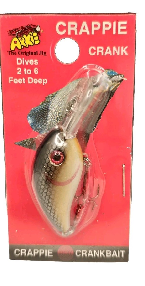 Arkie Crappie "TENNESSEE SHAD" Fishing Lure 2 to 6 Ft Deep Crankbait  7052403 | eBay