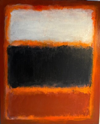 Original Abstract Painting Inspired by Mark Rothko 18 x 22