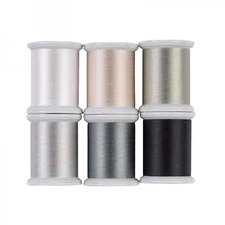 Kimono Silk 6-Spool Thread Set Neutrals II Collection by Superior Threads