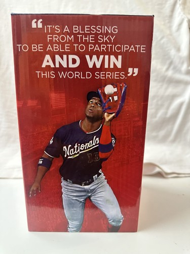Washington Nationals MLB 2020 Victor Robles Bobblehead NIB - Picture 12 of 13