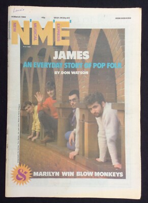 NME 16 March 1985 James Marilyn Win Blow Monkeys 