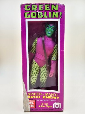 1974 Mego Spider Man Arch Enemy Green Goblin 8''