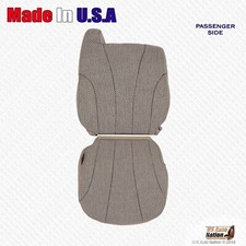 2001 2002 Chevy Silverado Wt Passenger Side Bottom And Top Cloth Seat Cover Tan