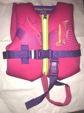 Pre-Owned West Marine Pink/Purple Infant Life Vest
