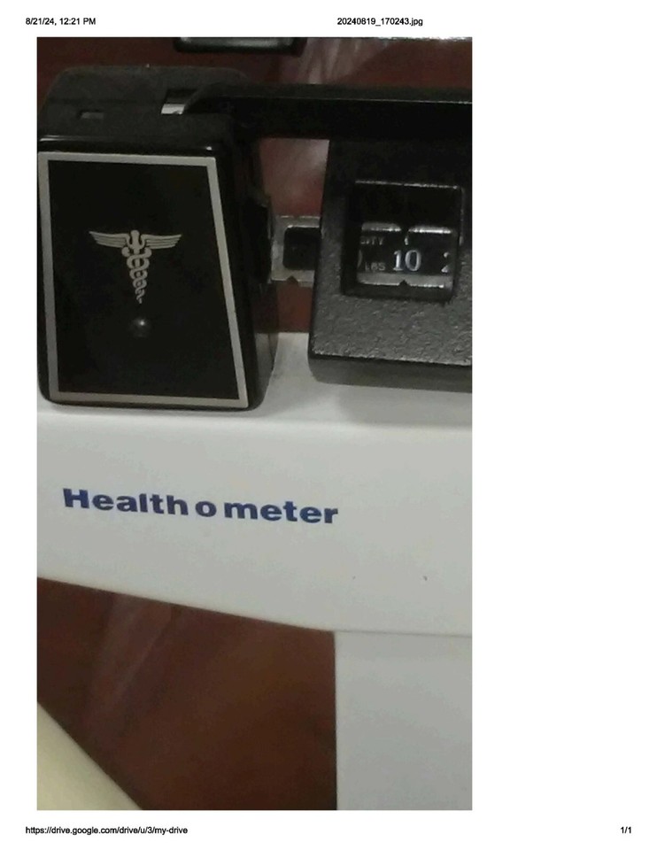 Health o Meter Medical Office Pediatric Sit Up Scale Clean Ready to Use