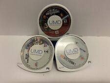 Psp UMD Lot (Star Wars Battlefront 2, NCAA Football 09, NBA Live 08) Tested