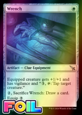 x1 Wrench MKM MTG 37 FOIL UNCOMMON M/NM 1x
