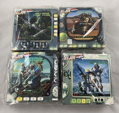 G.I. Joe Collectors Club 2006 Operation Flaming M.O.T.H. Set of 4 New Sealed!!!