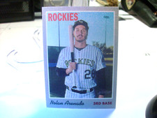 2019 Topps Heritage 1970 Topps Cloth Stickers #15 - Nolan Arenado  19-194