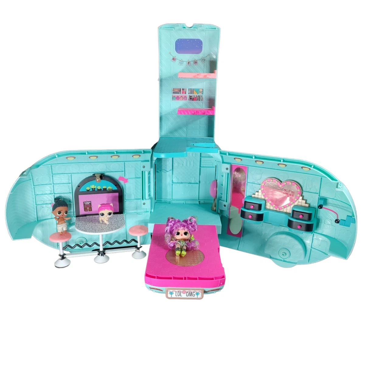 2019 LOL Surprise 2 in 1 Glamper Camper Van Playset Doll House W