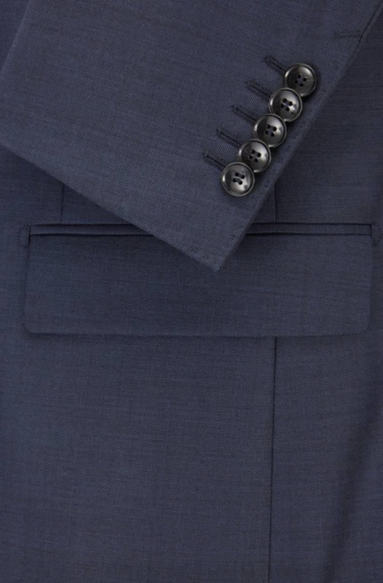 Hugo Boss Drago Dark Blue Super 130 Virgin Wool Jacket L43118 Size