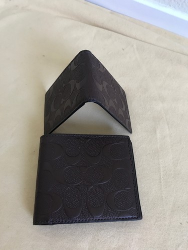 Brand New COACH Men's Compact ID wallet ** CHOOSE YOUR COLOR ** - Picture 78 of 91