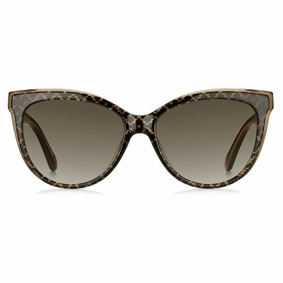 Kate Spade DAESHA/S 305HA BROWN PLASTIC CAT EYE SUNGLASSES  display picture 1