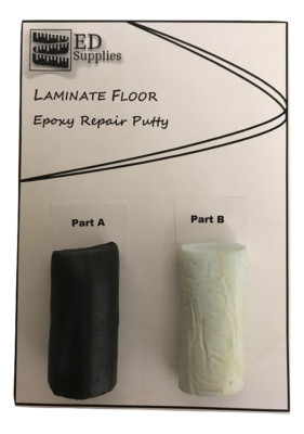 Laminatboden Epoxid Reparaturkitt - repariert Späne, tiefe Risse & Mängel 38g