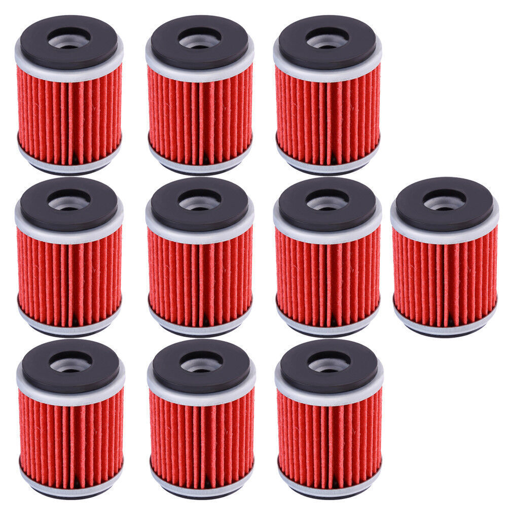 10Pcs Oil Filter Filters For Yamaha YFZ450 YFZ450R YFZ450W YFZ450 BRAND