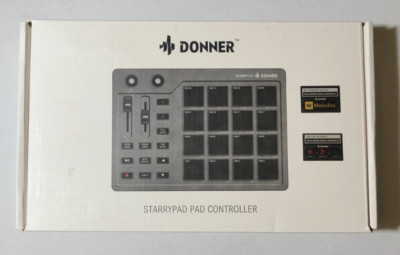 Donner StarryPad Pad Controller, Black (DPD-16)