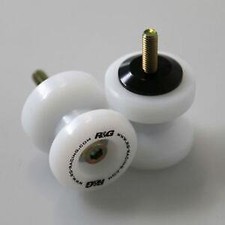 R&G M8 Cotton Reels White Suzuki Bandit 1250GT (Faired) 2008 - 2011