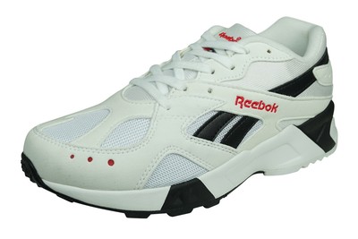 Reebok Aztrek Men's Trainers Casual Retro Shoes - White | eBay