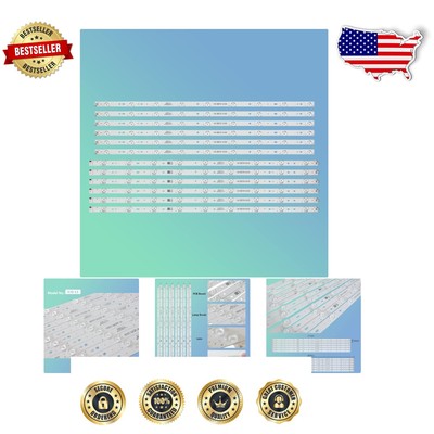 12 Energy-Efficient LED Backlight Strips for Vizio 70-Inch TVs - Easy Install