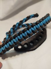 Cinturino da polso Bling Sling Neon turchese teal grigio scuro, arco tiro con l'arco spedizione gratuita 