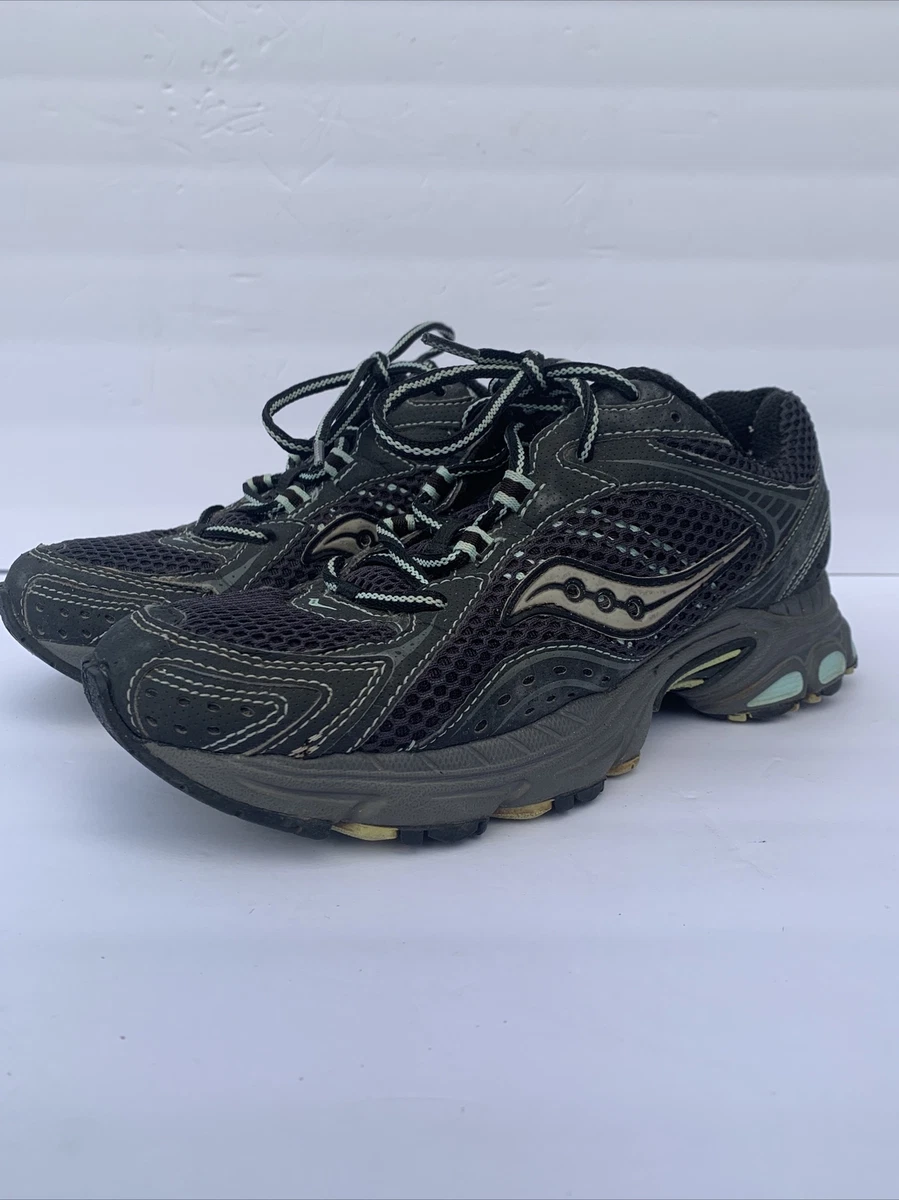 Womens Saucony Excursion TR4 Black/Aqua Athletic Sport Running Shoes Sz 8.5  | eBay