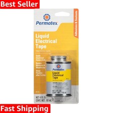 4 oz Liquid Electrical Tape - Flexible Vinyl Polymer, Ideal for Wiring Protect