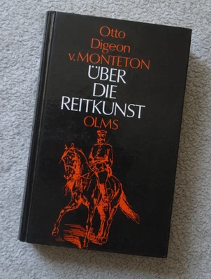 Otto Digeon v. Monteton Über die Reitkunst. Reiter Anglomanie 2 Bände in 1 Band - Bild 1 von 4
