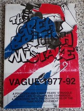 Tom Vague The Great British Mistake Vague, 1977-1992 Genesis P-Orridge TOPY Punk