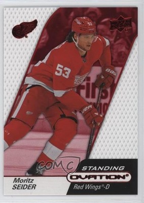 2023-24 Upper Deck Ovation Standing Ovation Red 19/100 Moritz Seider #55 00em