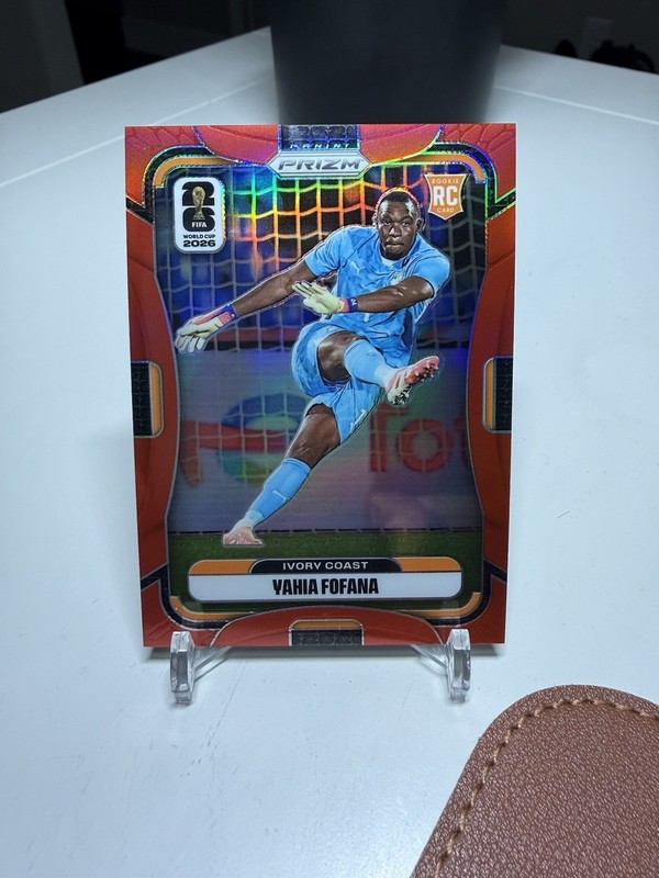 2026 Panini Prizm FIFA World Cup Yahia Fofana RC Red Prizm 40/50 Ivory Coast
