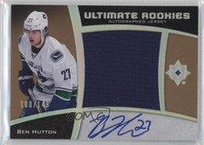 2015 Ultimate Collection Silver Spectrum /149 Ben Hutton #82 Rookie Auto RC t7u