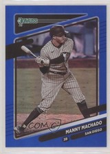 2021 Panini Donruss Holo Blue Manny Machado #142 5m1