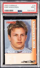 2003 FORMULE #10 KIMI RAIKKONEN ROOKIE RC PSA 9