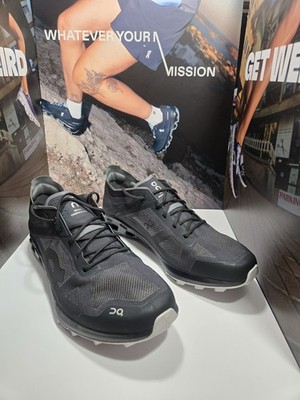  On Running Cloudventure Peak Men s US 13 EU 48 Black Trail Running Shoes NEW No