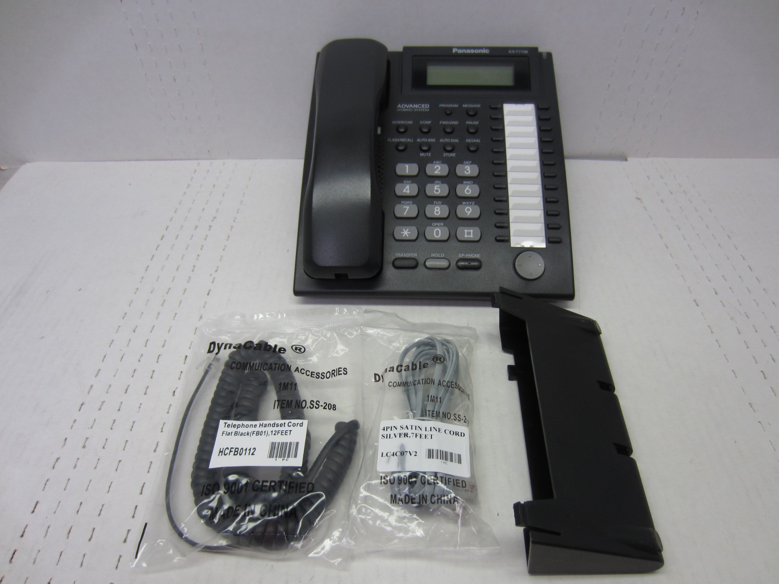 Panasonic KX-T7736 Backlit Display Speakerphone Black Refurbished(5 In-Stock)