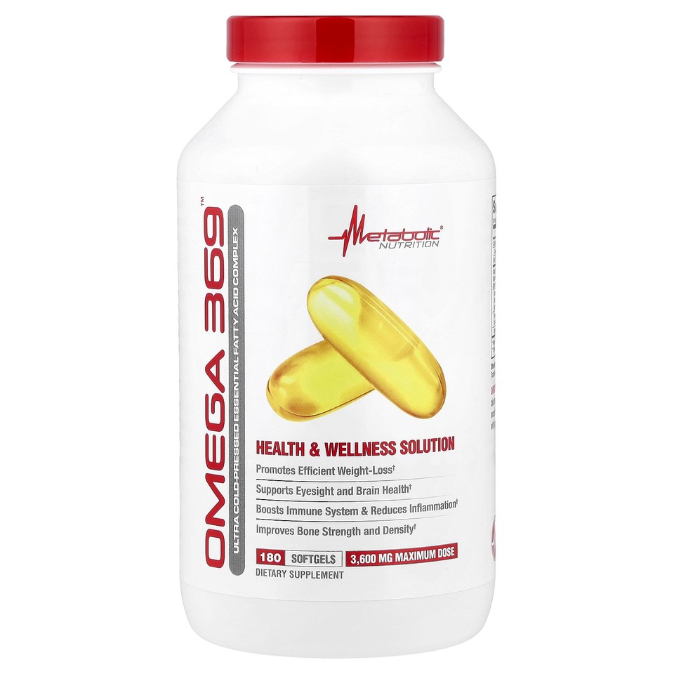 Omega 369™, 180 Softgels (1,200 mg per Softgel)