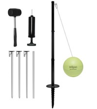 Portable Tetherball Set with Tetherball Ball Glow in The Dark, Rope and Pole,...