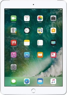 Apple iPad 5th Generation Silver 9.7'' Touchscreen WiFi Cellular 32GB Memory 2017