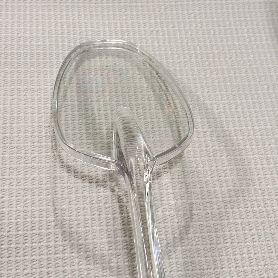 Clear Durable Plastic Spatula Serving Utensil Cakes Pies Mixing - Image 4 of 4