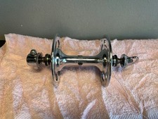 Mozzo anteriore Campagnolo Record flangia alta 36H NOS revisionato + OEM QR vintage