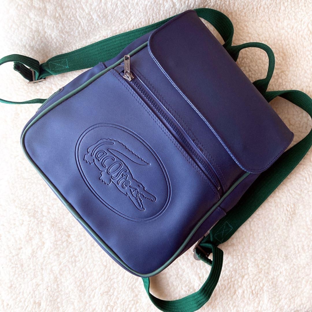 Lacoste Vintage Emboss Logo Rare Large Size image 6