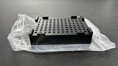 Tecan 96-Position Tube Carrier Rack Black Polymer Lab Automation Deckware