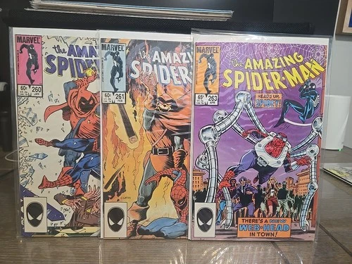 Amazing Spider-Man #260 #261 #263 VF-NM Lot Of 3 ASM Comics