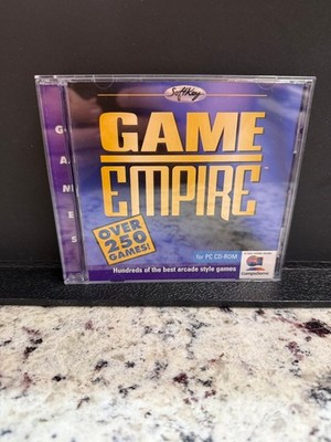 Game Empire Over 250 Games PC CD-ROM DOS Windows Video Game Arcade