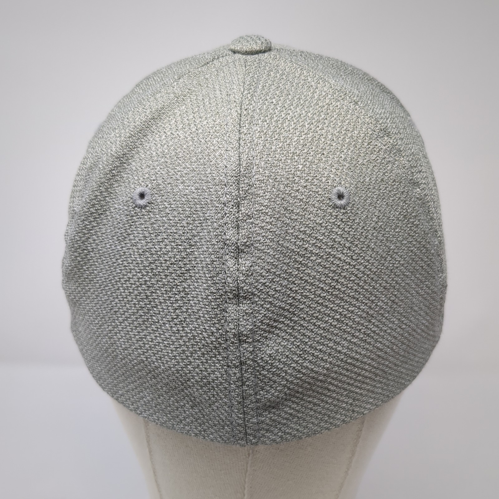 Letter C Fitted Baseball Hat Solid Gray Medium Em… - image 6