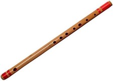 New Japanese Bamboo Shinobue Flute Red Cord 7 Holes 8 Hon Choshi Traditional